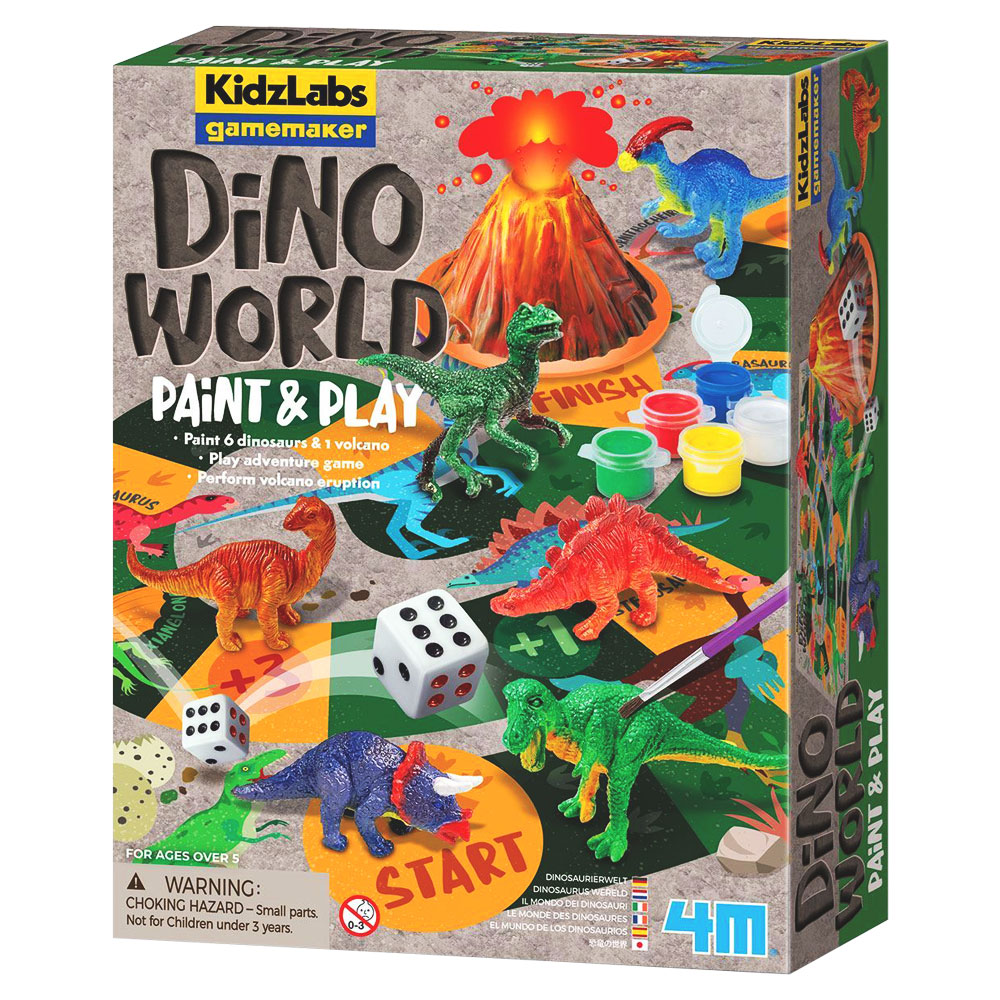 Dino World Måla och Spela | Roliga Prylar//Högtider//Leksaker//Barnkalas//Julklappar//Jul//Pyssel//KALASTEMAN//Julklapp till barn//Dinosaur Kalas//Dinosaurie Leksaker | PartyOutlet