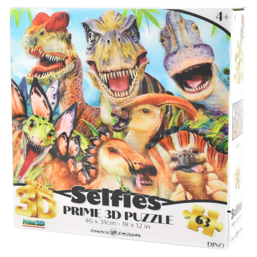 Dinosaurie 3D Pussel Selfie