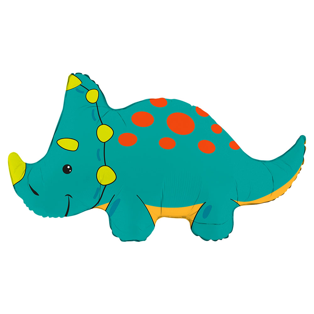 Dinosaurie Ballong Triceratops | Festartiklar//Ballonger//Folieballonger//Barnkalas//Heliumballonger//KALASTEMAN//Dinosaur Kalas | PartyOutlet