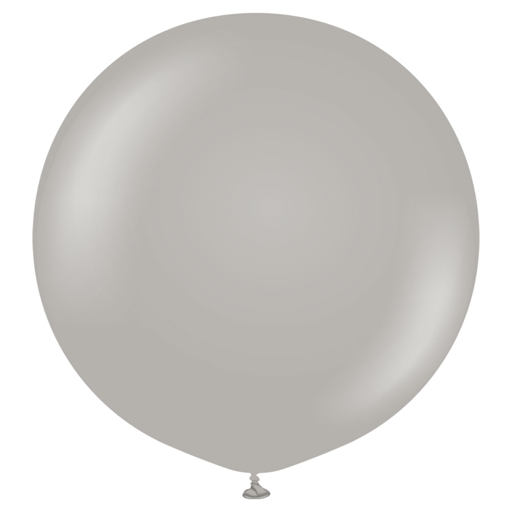 Grå Gigantiska Latexballonger Grey 2-pack