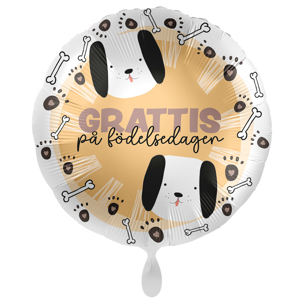 Grattis Ballong Paw Birthday