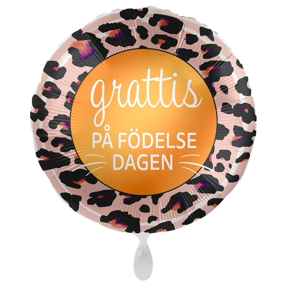 Grattis På Födelsedagen Ballong Wild Birthday | Festartiklar//Ballonger//Folieballonger//Barnkalas//Födelsedagsfest//Heliumballonger//KALASTEMAN//Födelsedagsballonger//Djungelkalas | PartyOutlet