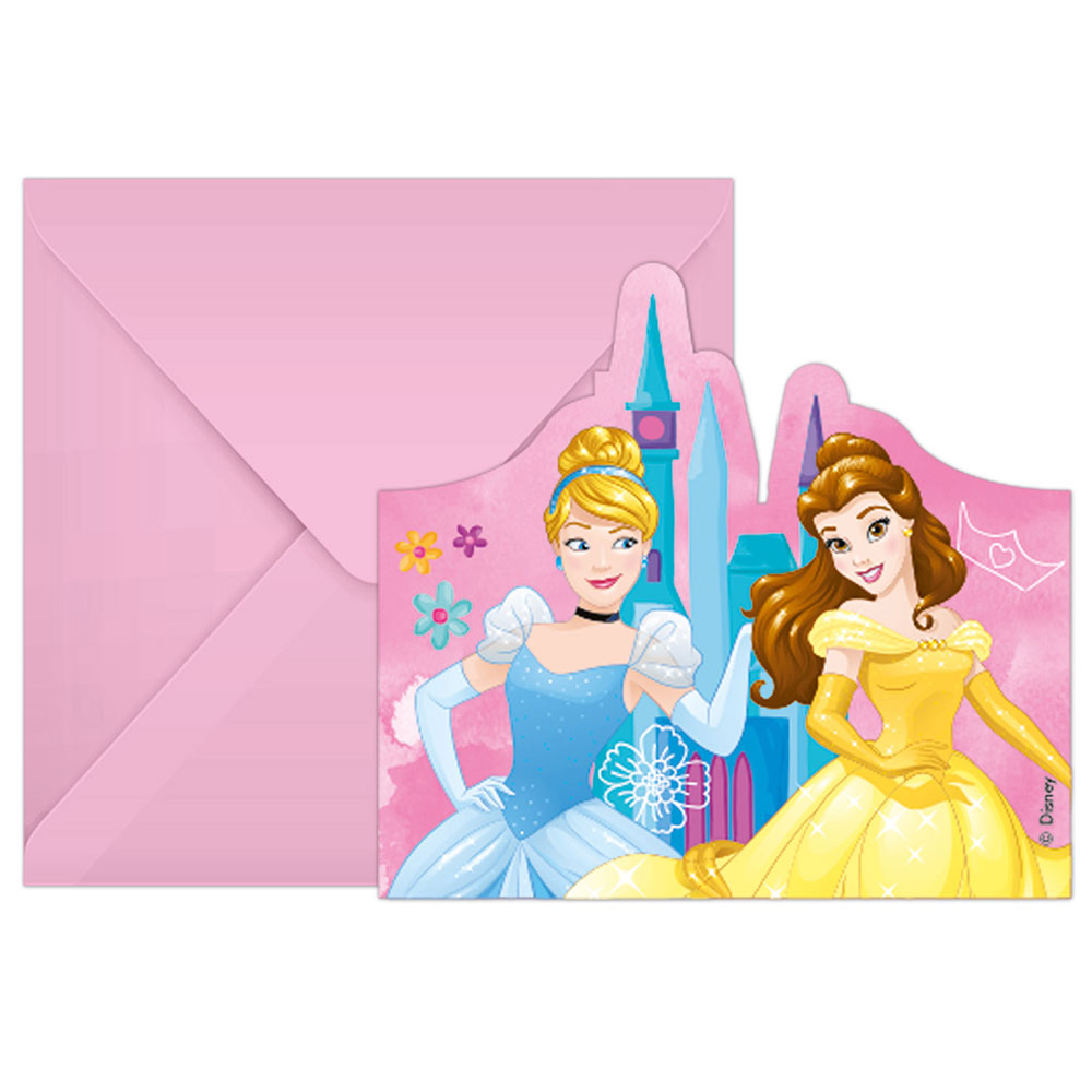 Inbjudningskort Disney Prinsessor Live Your Story