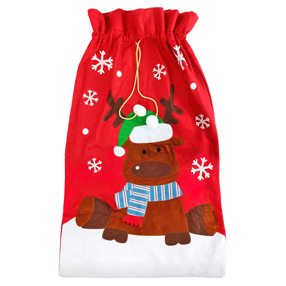 Julklappssäck Reindeer | Tillbehör//Maskerad//Högtider//Julklappsinslagning//Jul//Julaccessoarer//Accessoarer Maskerad//Jul maskerad | PartyOutlet