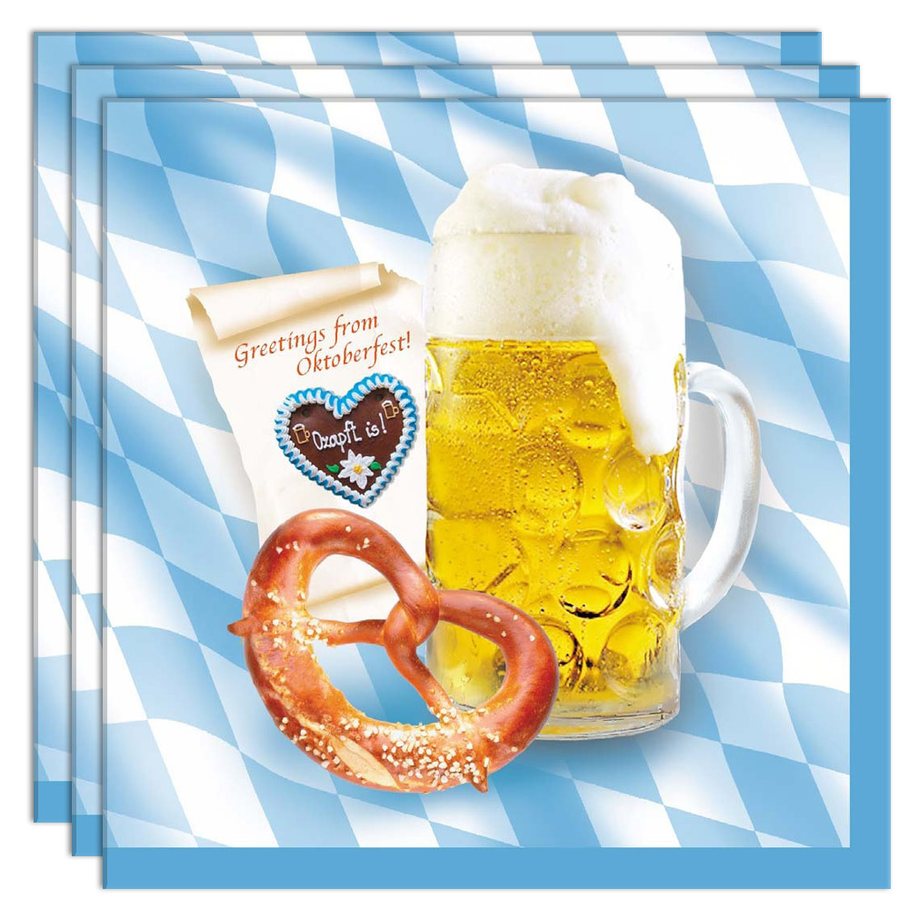 Oktoberfest Servetter Bavaria 100-pack