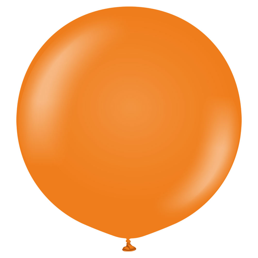 Orange Gigantiska Latexballonger 2-pack