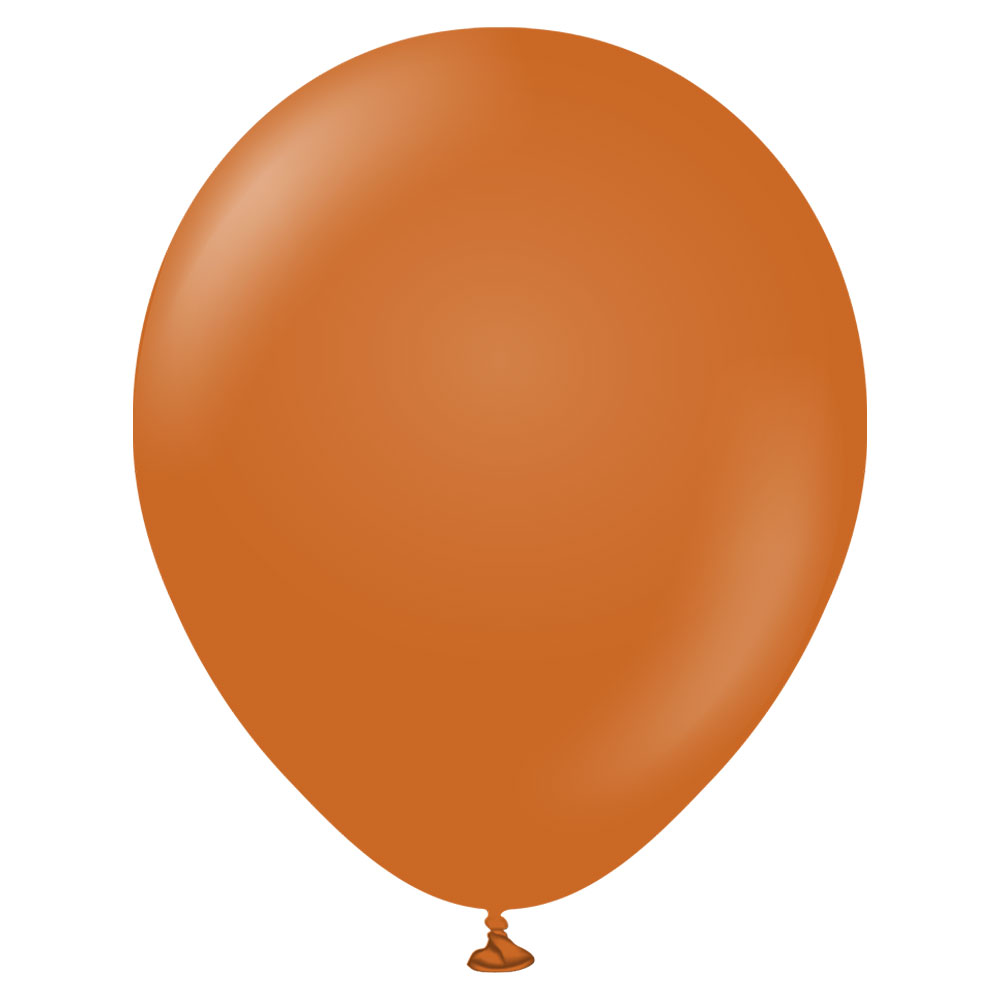 Orange Stora Standard Latexballonger Rust Orange | Festartiklar//Ballonger//Latexballonger//Heliumballonger//Enfärgade Ballonger//Jätteballonger | PartyOutlet