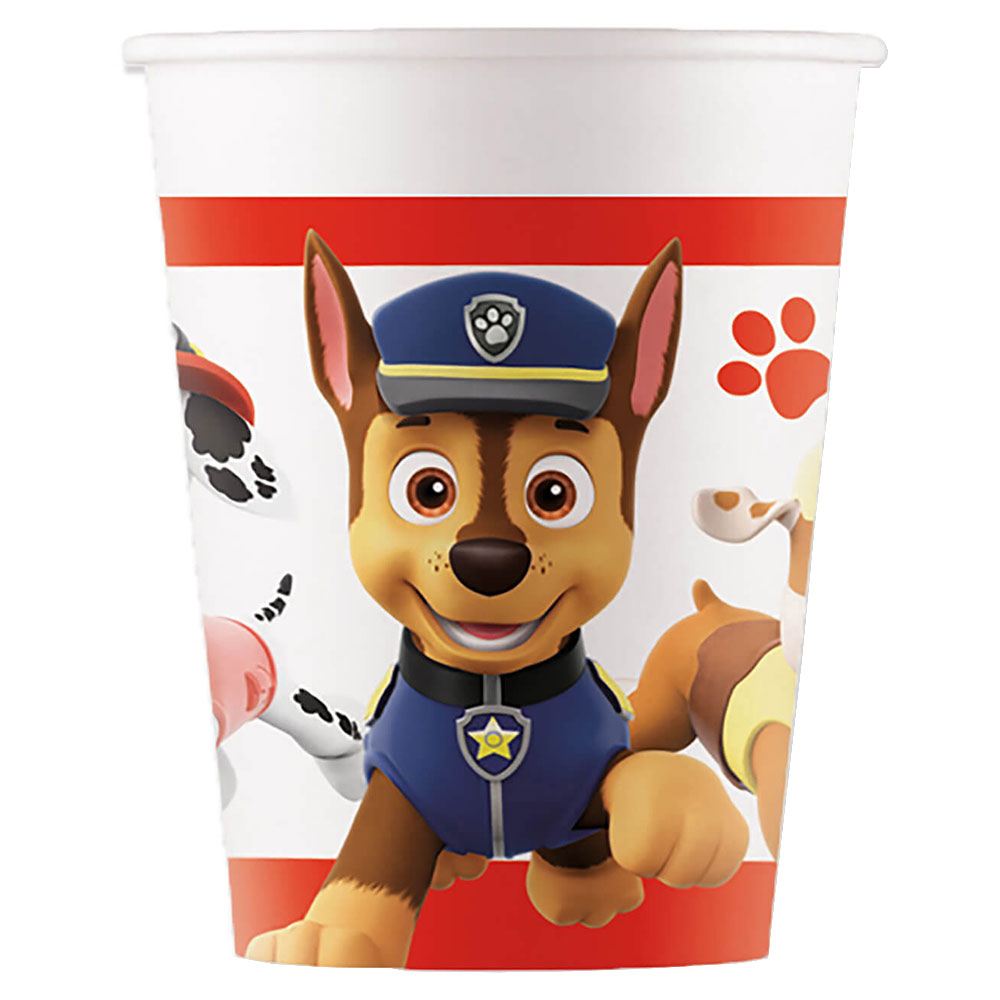 Pappmuggar Paw Patrol Ready For Action | Festartiklar//Dukning//Engångsmuggar & Glas//Barnkalas//KALASTEMAN//Paw Patrol kalas | PartyOutlet