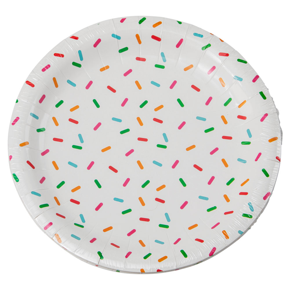 Papptallrikar Sprinkles | Festartiklar//Dukning//Engångstallrikar | PartyOutlet