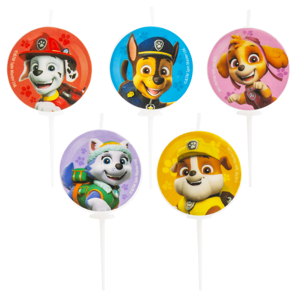 Paw Patrol Tårtljus Set