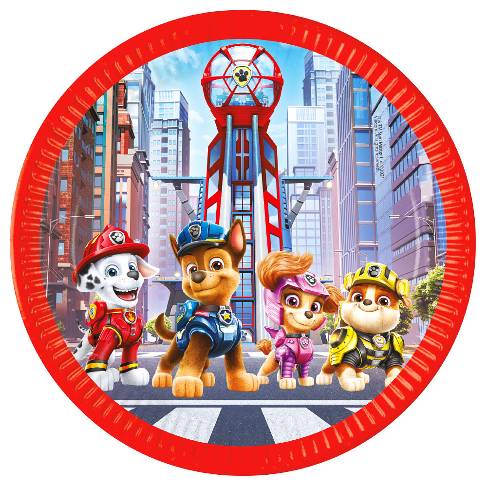 Paw Patrol The Movie Papperstallrikar