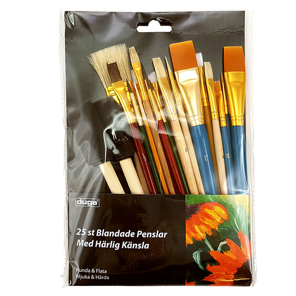 Penselset 25 Delar