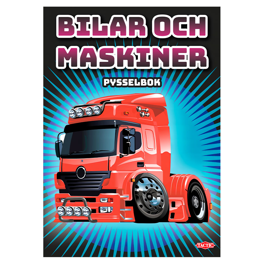 Pysselbok Bilar och Maskiner