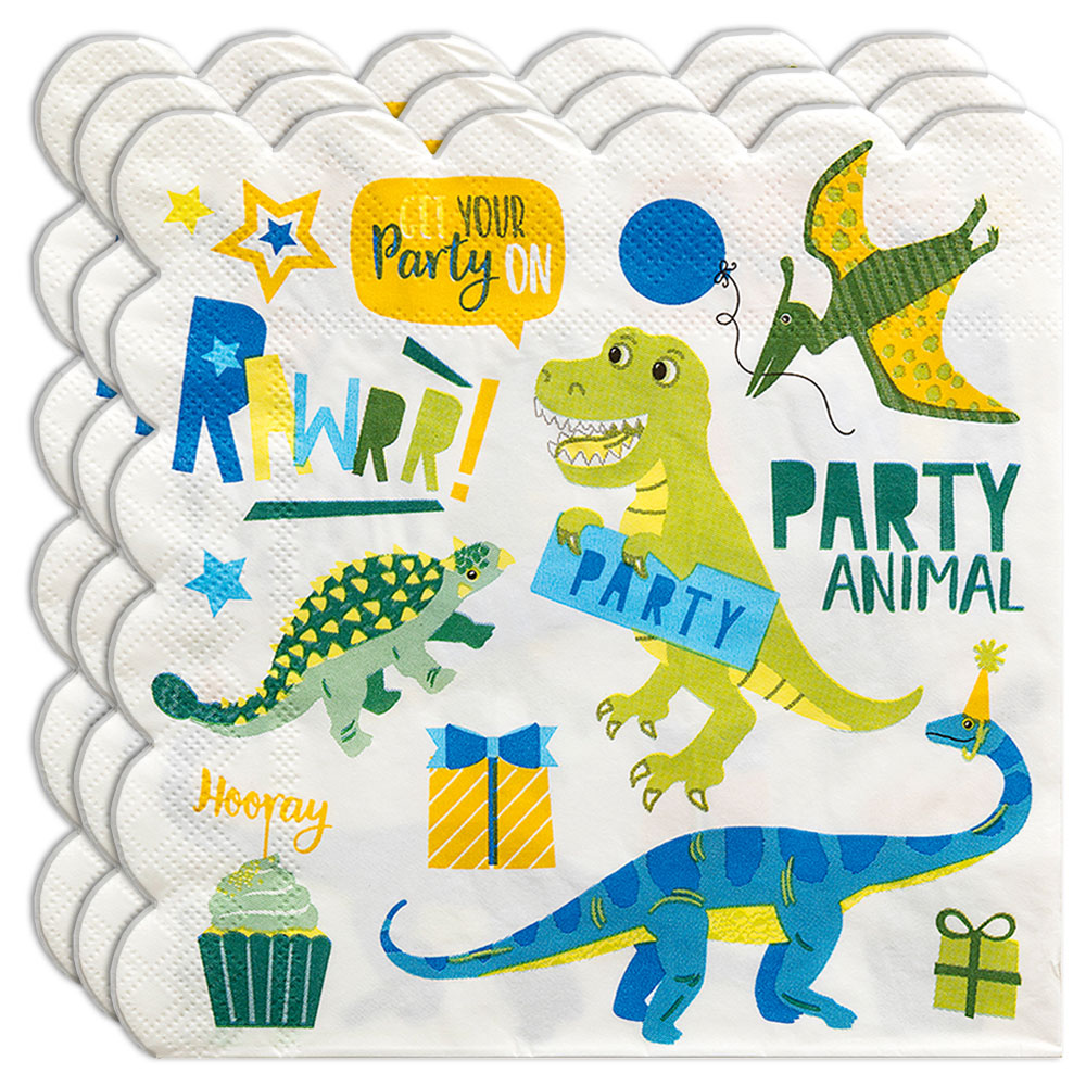 Servetter Dinosaur Party