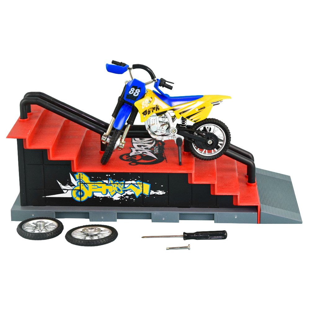 Skatepark Motocross Ramp Trappa Set