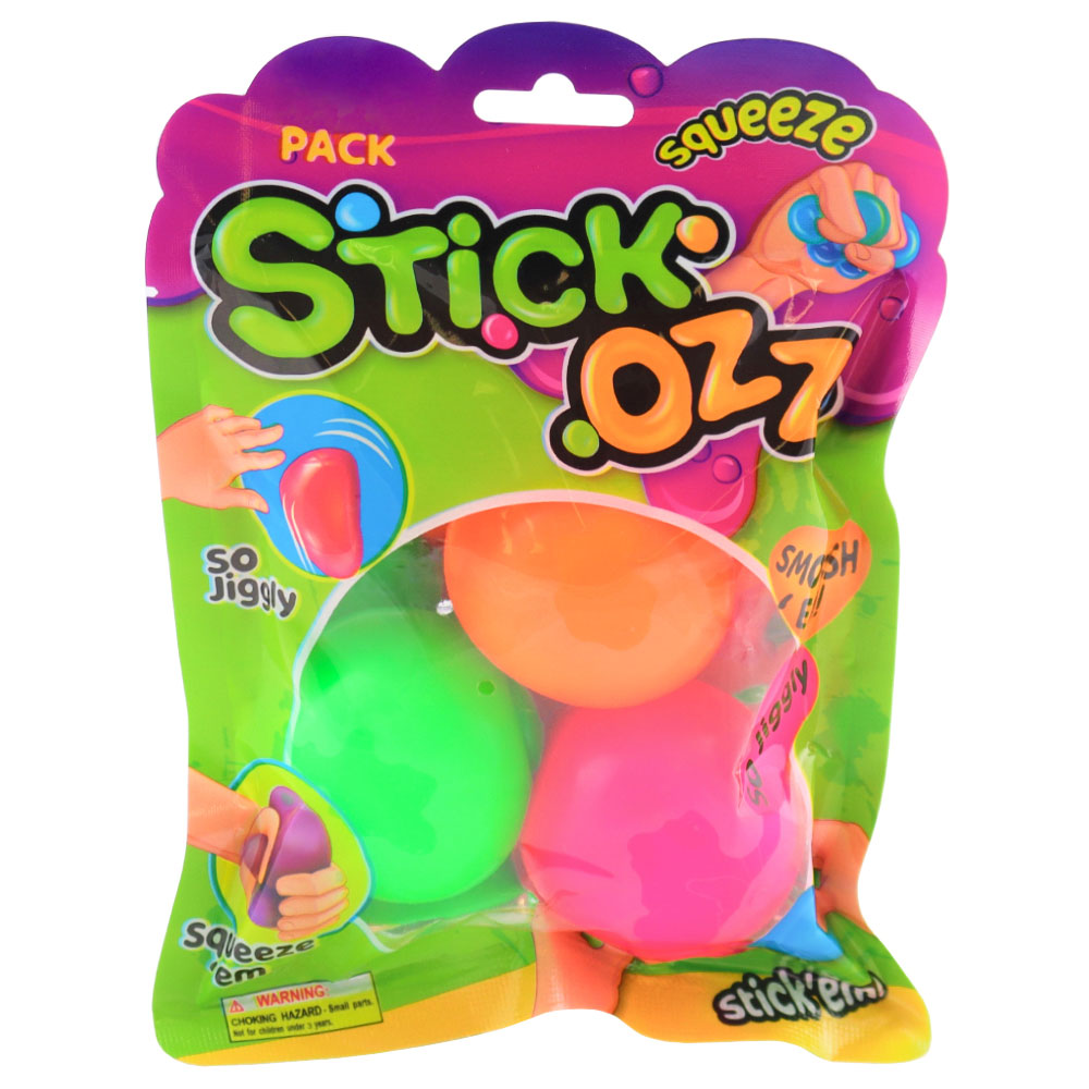 Stick Ozz Squishy Klämbollar