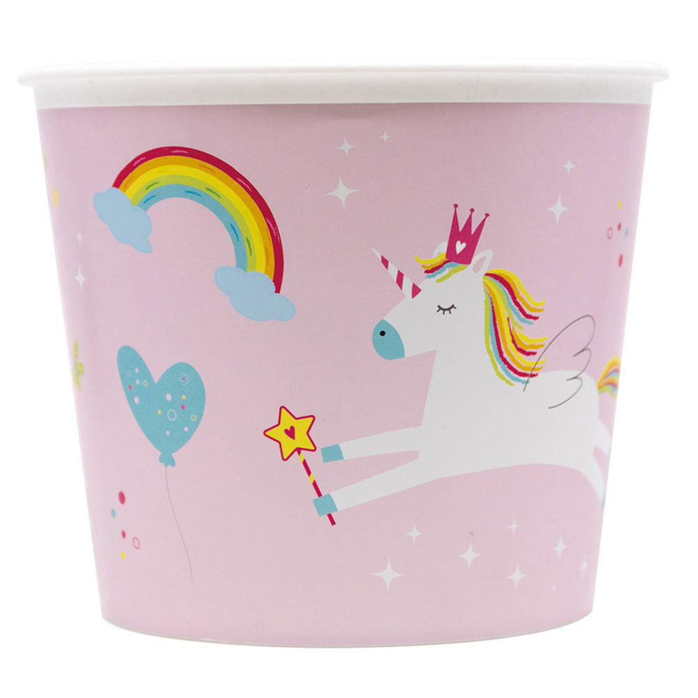 Unicorn Rainbow Popcornbägare | Festartiklar//Dukning//Barnkalas//Bägare//KALASTEMAN//Enhörningskalas//Regnbågskalas | PartyOutlet