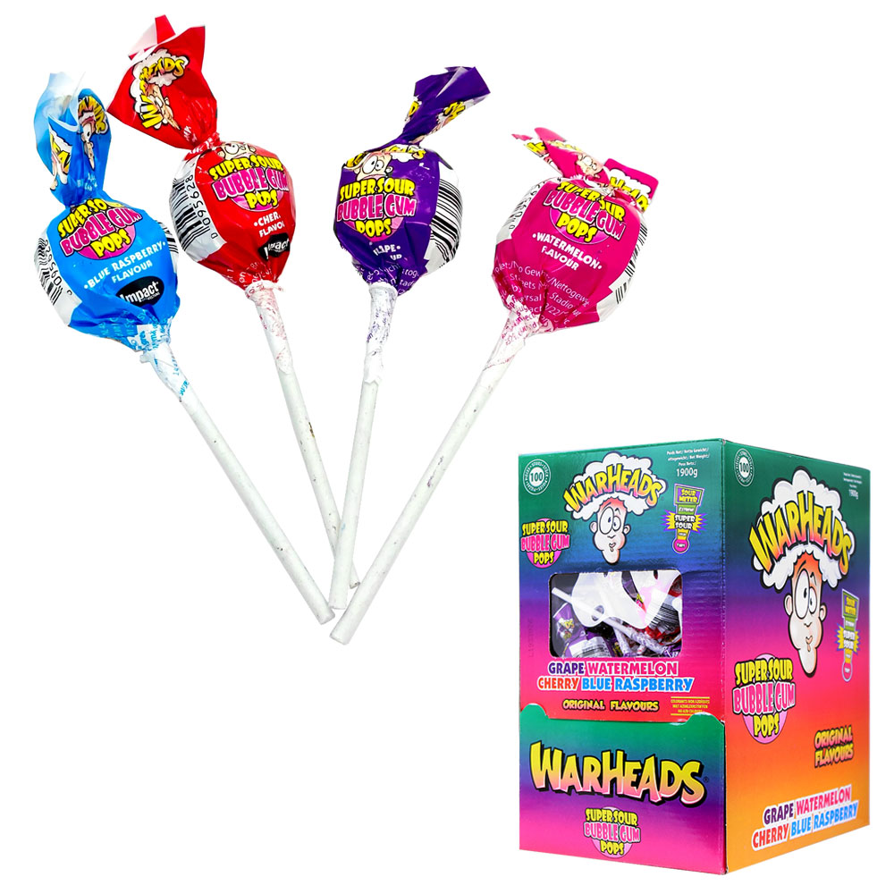 Läs mer om Warheads Klubba Supersur Mix