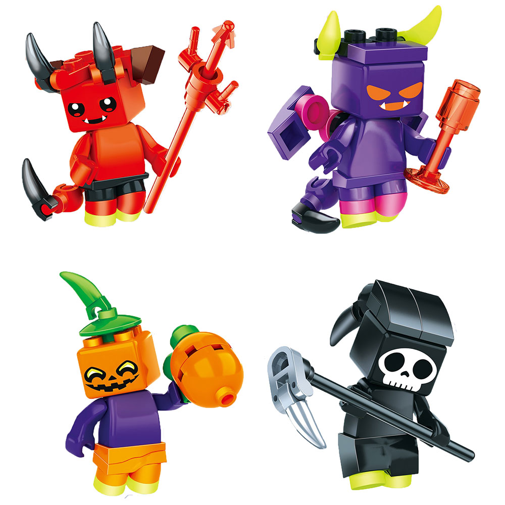 Byggkloss Figurer Halloween