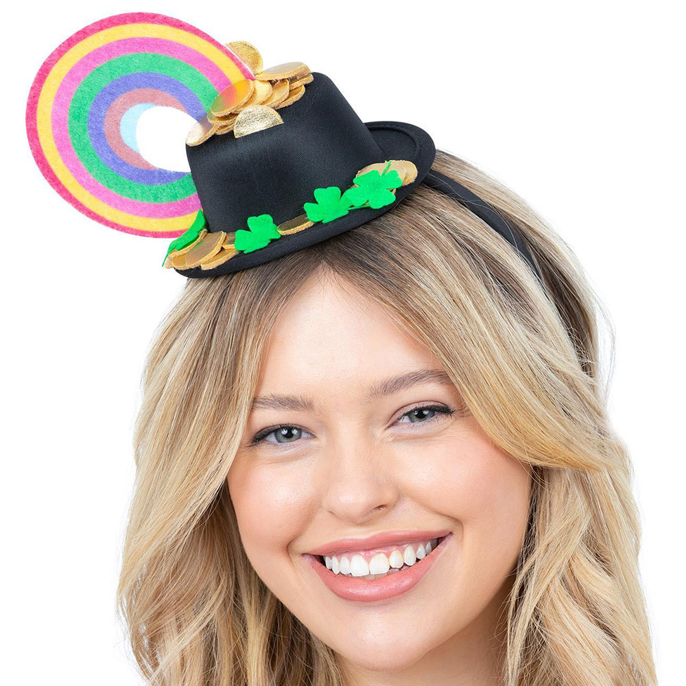 Diadem med Mini Hatt Pot O'Gold