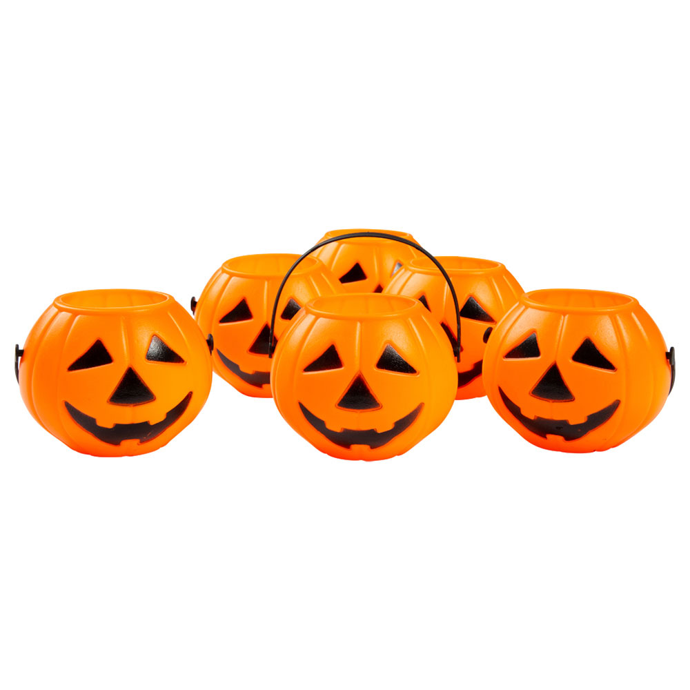 Halloweenpumpor Mini Hinkar 6-pack