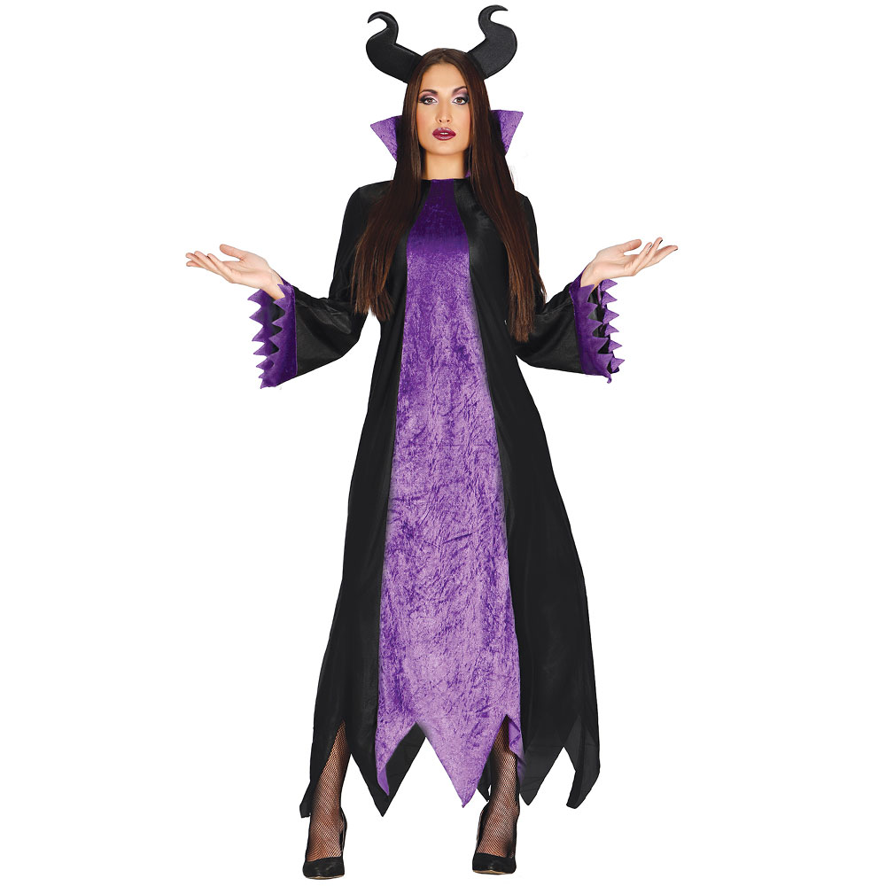 Maleficent Onda Fen Dräkt | Maskerad//Högtider//Halloween//Maskeradteman//Maskeradkläder//Halloween kostymer//Häxa Maskerad//Halloweendräkter dam//Sagofigurer Maskerad//Disney Maskerad//Disney Dräkter | PartyOutlet