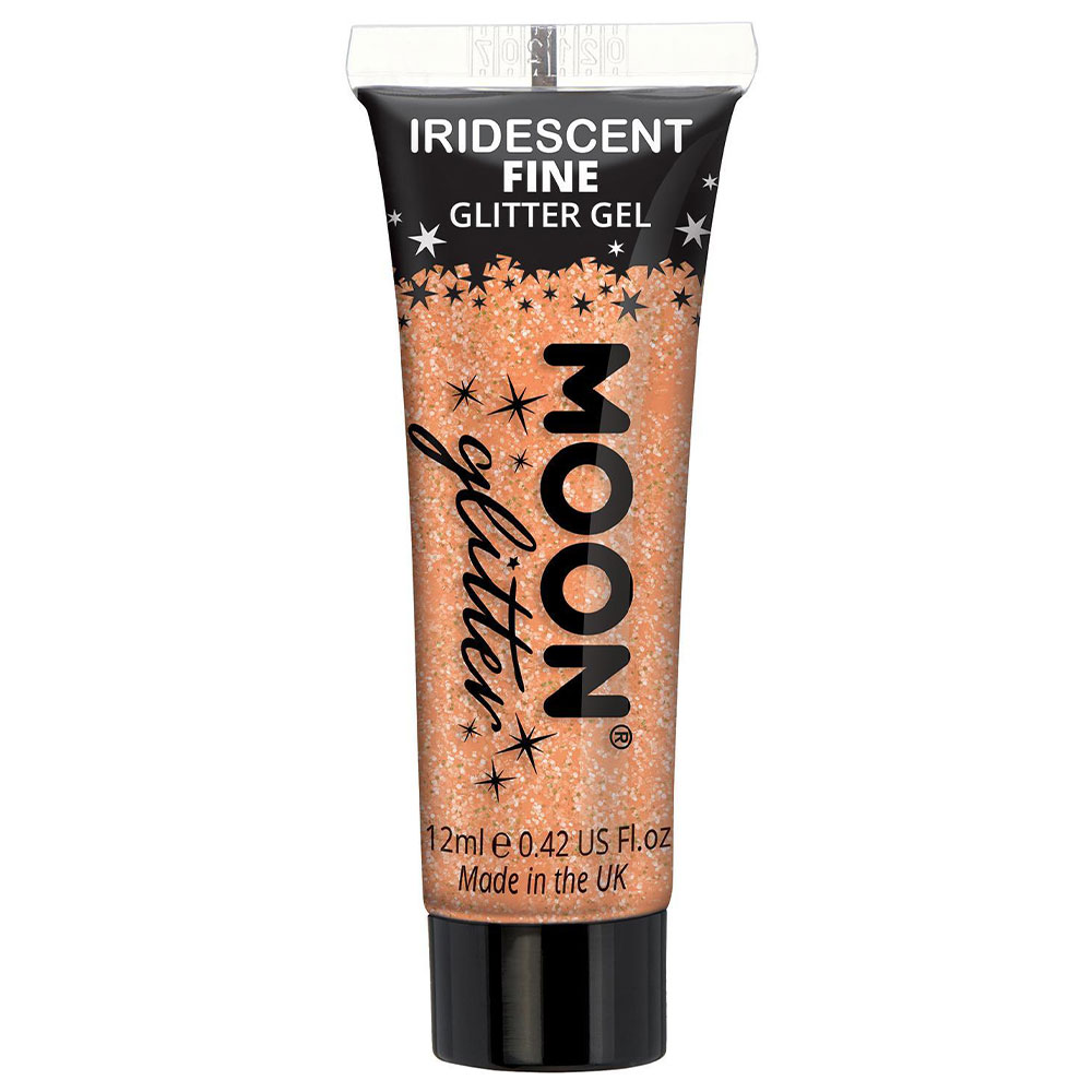 Moon Glitter Iridescent Glitter Gel Orange