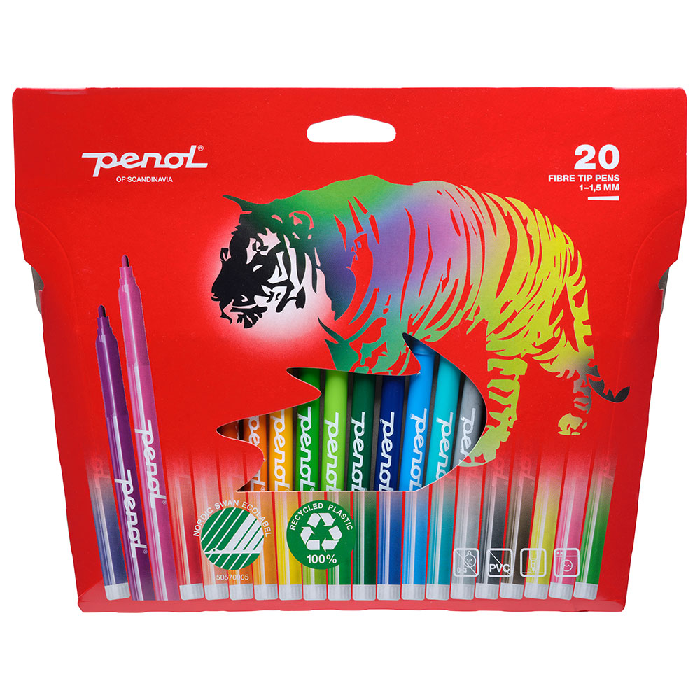 Penol Tuschpennor 20-Pack