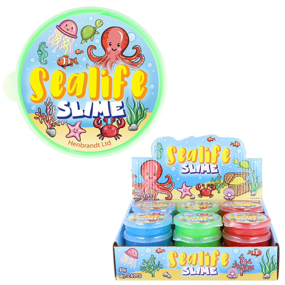 Sealife Slime | Roliga Prylar//Festartiklar//Kalastillbehör//Leksaker//Kalasleksaker//Slime//Stressleksaker | PartyOutlet