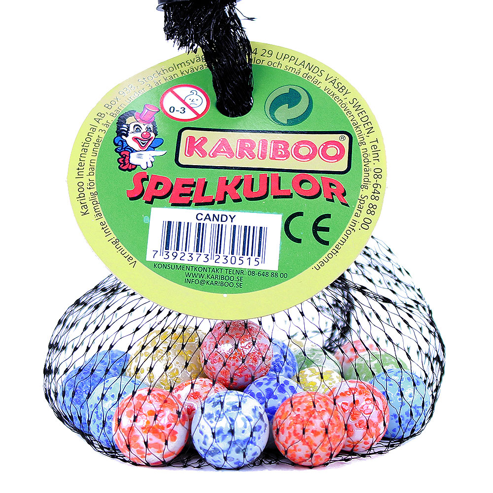 Spelkulor Candy 21-Pack