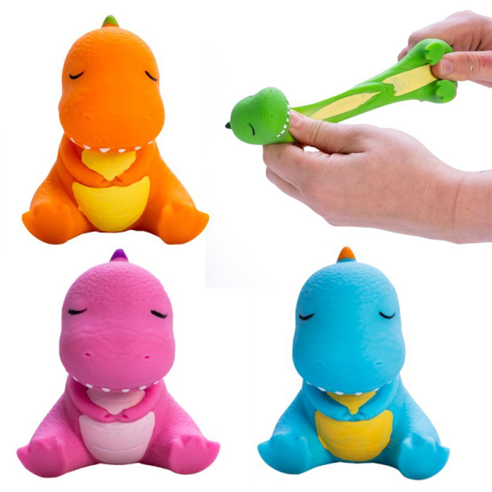 Stressleksak Stretchy Dinosaur | Roliga Prylar//Festartiklar//Kalastillbehör//Leksaker//Kalasleksaker//Stressbollar//Stressleksaker//Dinosaurie Leksaker | PartyOutlet