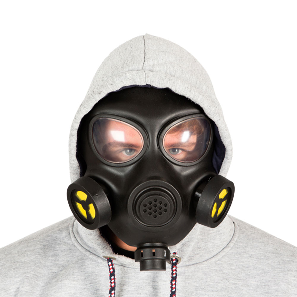 Svart Gasmask