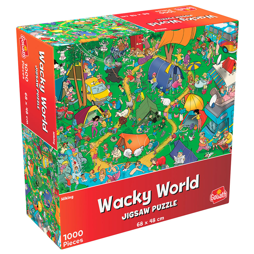 Wacky World Camping Pussel 1000 Bitar