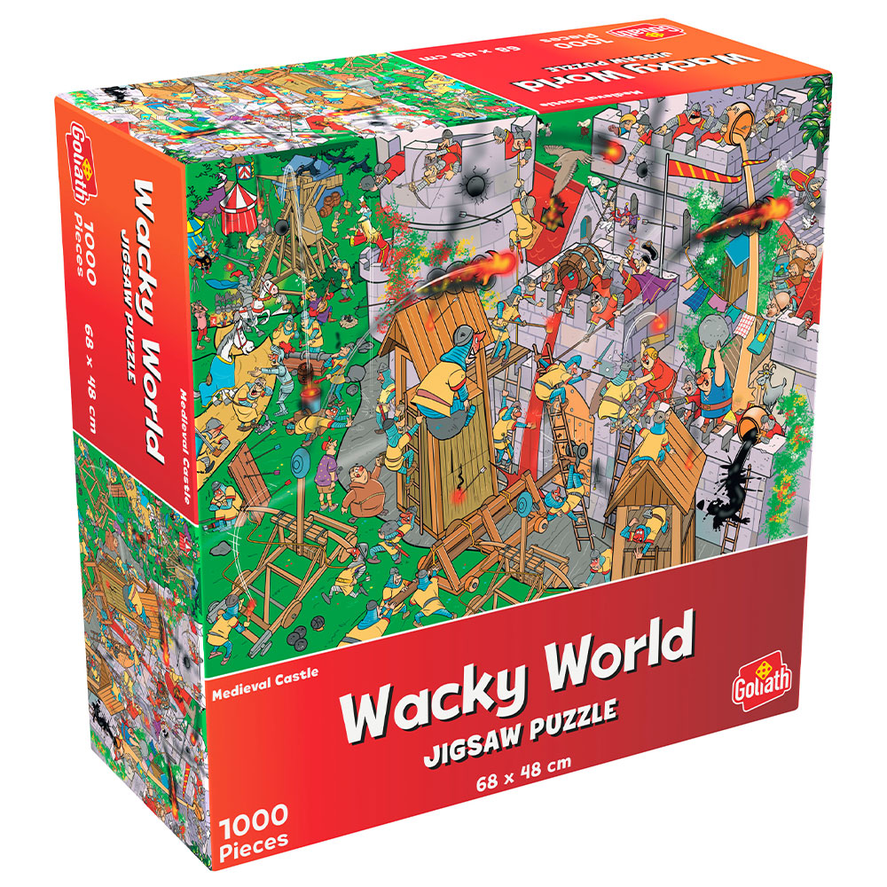 Wacky World Medeltida Slott Pussel 1000 Bitar