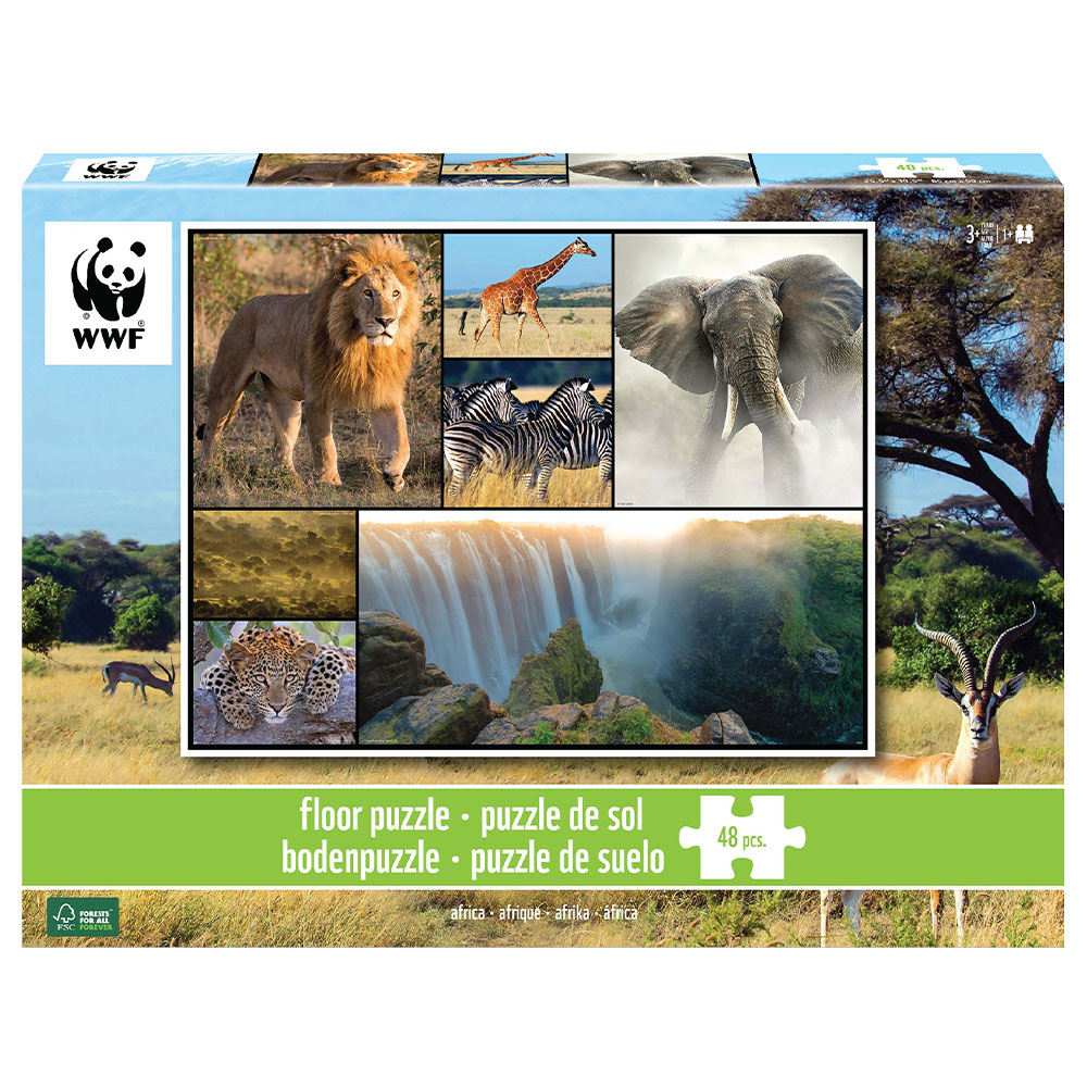 WWF Afrika Pussel 48 Bitar