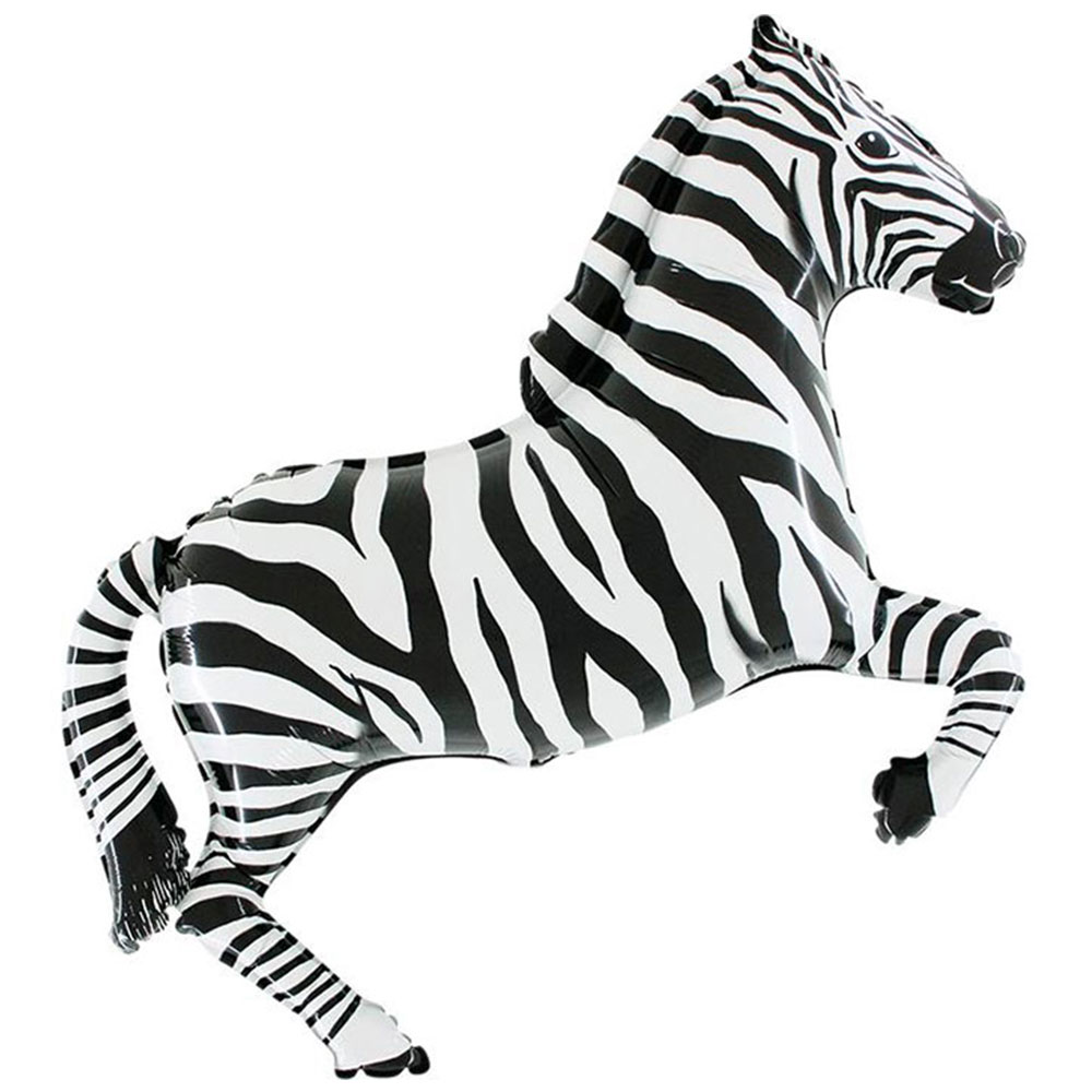 Zebra Folieballong Djur