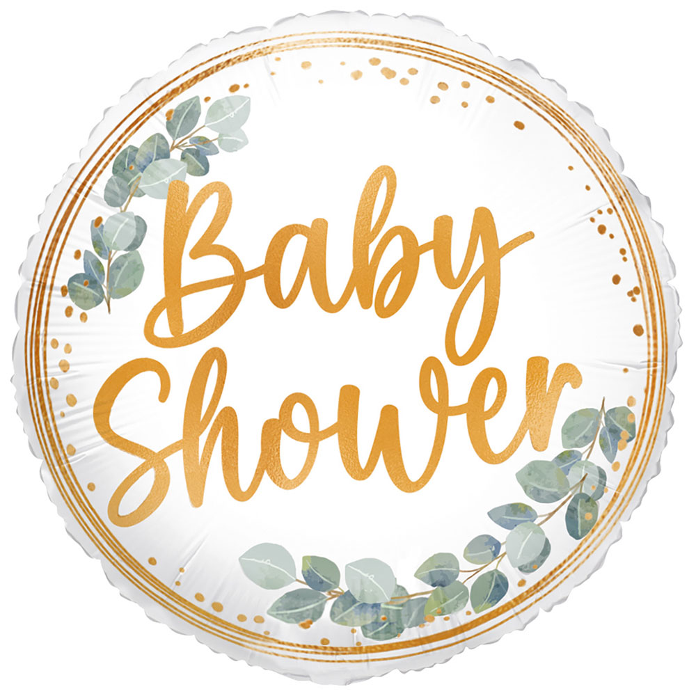 Baby Shower Rund Folieballong