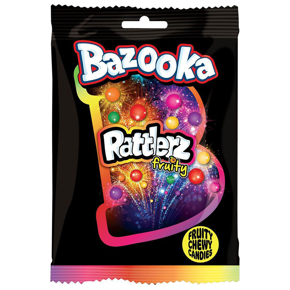 Bazooka Rattlerz Fruity 120g | Festartiklar//Kalastillbehör//Godis//Ätbart & Drickbart | PartyOutlet