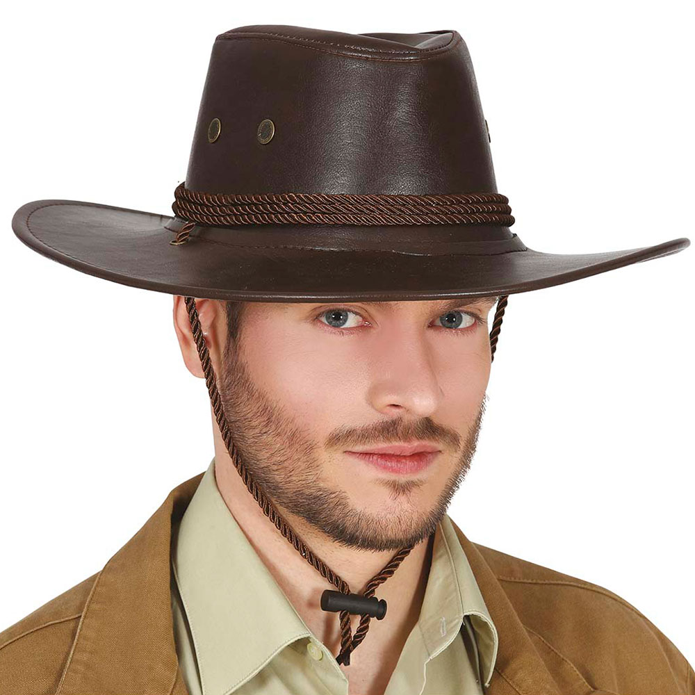 Cowboyhatt Mörkbrun