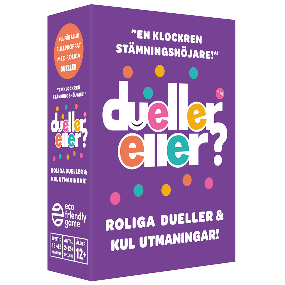 Dueller Eller? | Roliga Prylar//Festartiklar//Högtider//Sällskapsspel//Julklappar//Jul//Familjespel | PartyOutlet