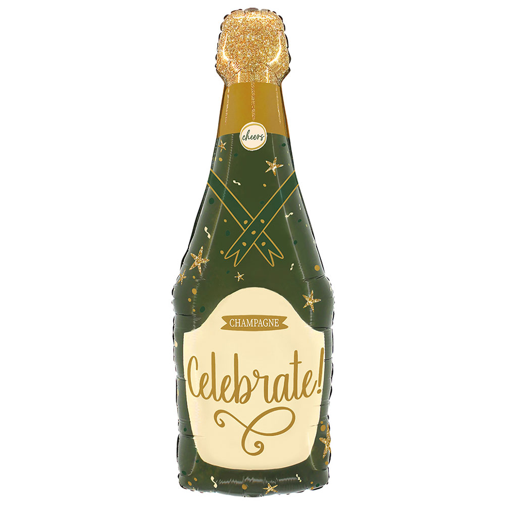 Folieballong Champagneflaska Celebrate!