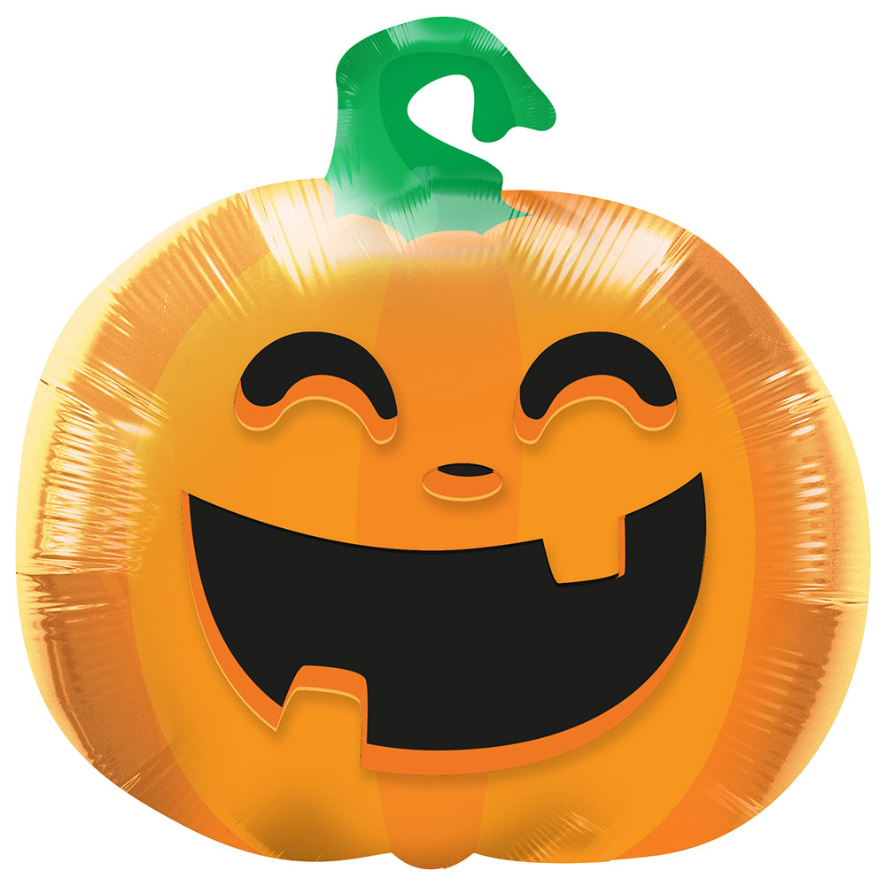 Folieballong Pumpa Transparent | Festartiklar//Ballonger//Högtider//Halloween//Folieballonger//Heliumballonger//Halloween dekoration//Halloween ballonger | PartyOutlet