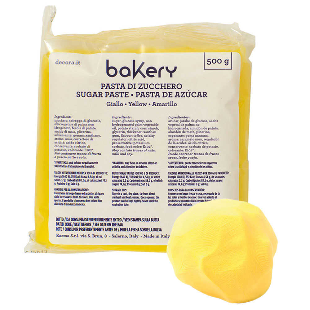 Gul Sockerpasta 500g