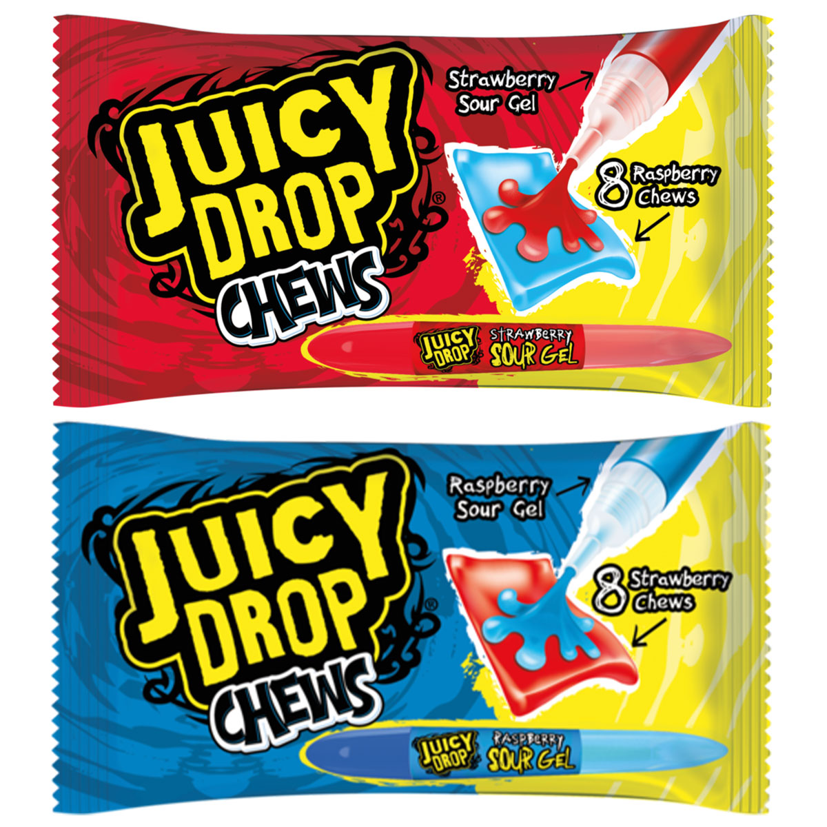 Juicy Drop Chews Sour Gel