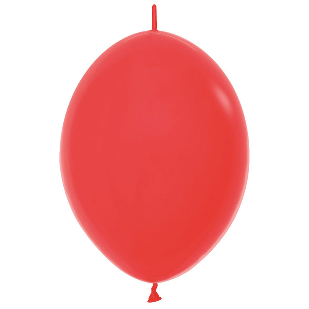 Länkande Latexballonger Röd | Festartiklar//Ballonger//Latexballonger//Högtider//Enfärgade Ballonger | PartyOutlet