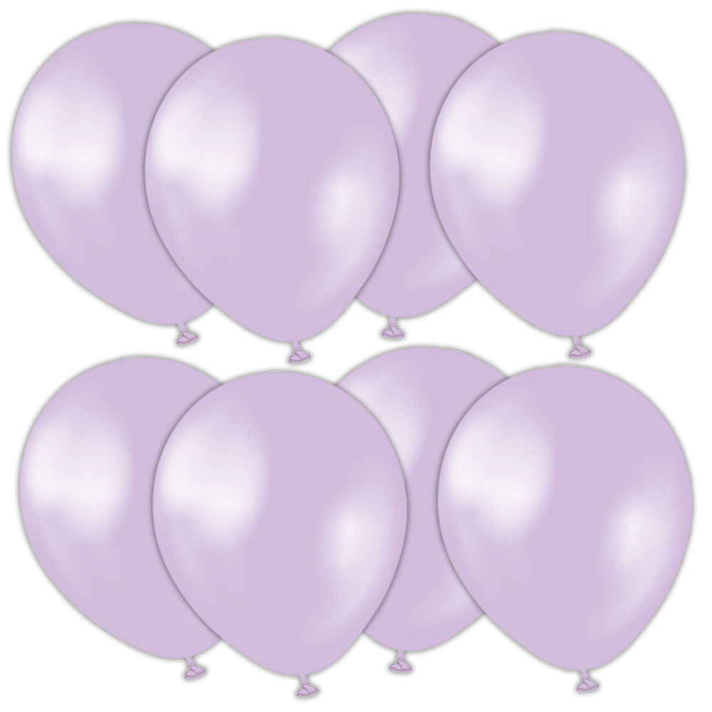 Latexballonger Pearl Lilac 13 cm 25-pack