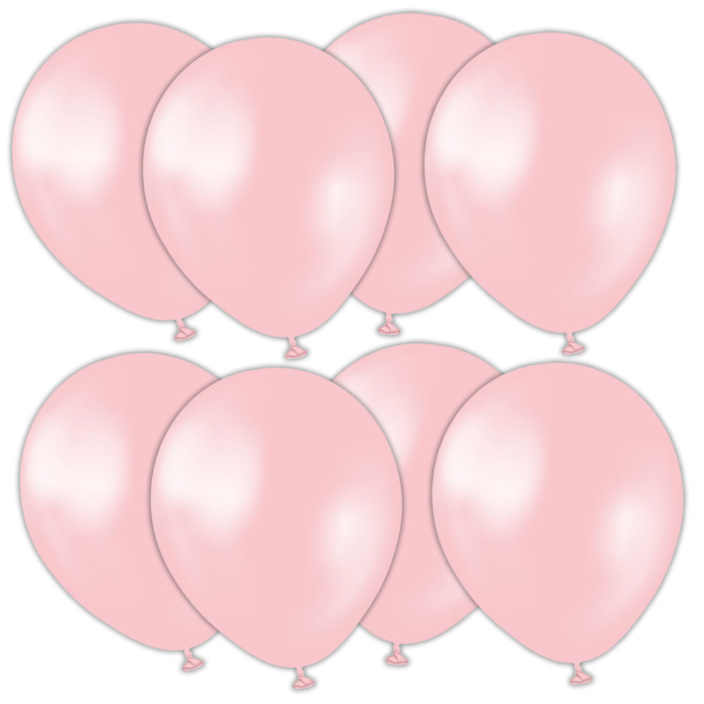 Latexballonger Pearl Pink 13 cm 25-pack