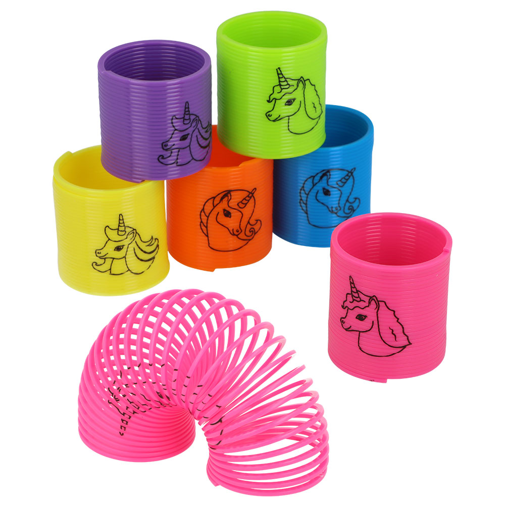 Mini Slinky Enhörning | Roliga Prylar//Festartiklar//Kalastillbehör//Leksaker//Kalasleksaker//Barnkalas//KALASTEMAN//Enhörningskalas//Enhörnings Leksaker | PartyOutlet