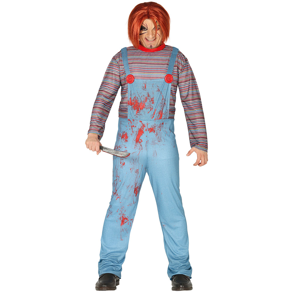 Mördardocka Jumpsuit | Maskerad//Herrdräkter//Högtider//Halloween//Maskeradteman//Tv- & Filmdräkter//TV- & Film Maskerad//Maskeradkläder//Halloween kostymer//Halloweendräkter herr | PartyOutlet