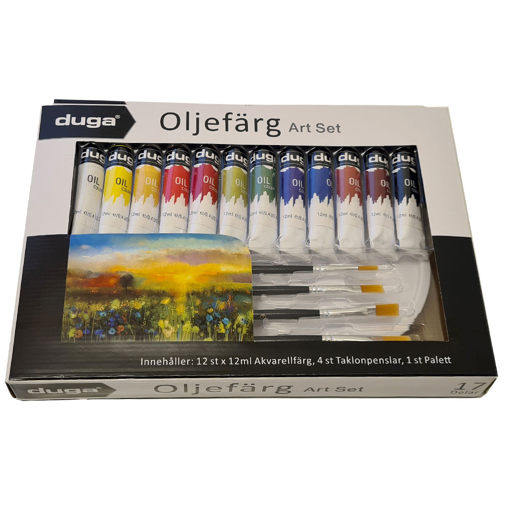 Oljefärgset 17-pack